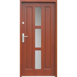 Drzwi drewniane zewnętrzne model P13