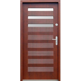 Drzwi drewniane zewnętrzne model P26