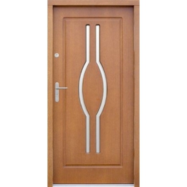 Drzwi drewniane zewnętrzne model P34
